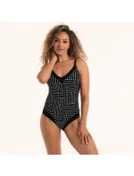 Štýl Mabela jednodielne plavky 7821 čierne - RosaFaia Štýl Mabela jednodielne plavky 7821 čierne - RosaFaia
