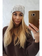Fleecová čiapka Sonia K201 svetlo šedá