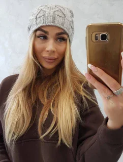 Fleecová čiapka Sonia K201 svetlo šedá
