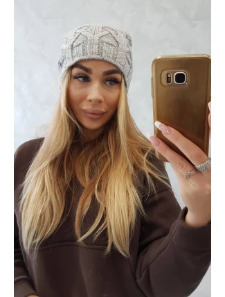 Fleecová čiapka Sonia K201 svetlo šedá