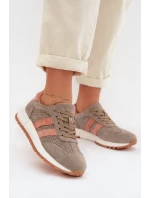 Dámské tenisky z přírodního semiše tmavě zelené Marceline