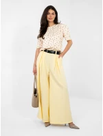 Nohavice IT SP 19963.32 svetložltá