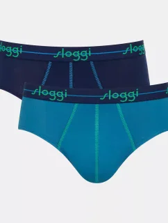 Pánske slipy Štart Midi C2P box - MULTIPLE COLOURS 20 - viacfarebné V020 - SLOGGI