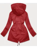 Tenká červená bunda s ozdobným lemovaním (16M9068-270)