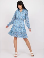 Dámske šaty DHJ SK C2212 svetlo modré