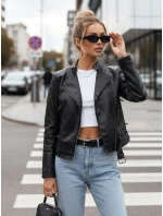 ERIPA dámska kožená bunda ramones black FashionStreet TY4194
