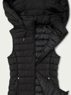 Dámska prešívaná mikina bez rukávov J style black (16M9152-392)