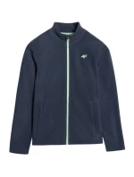 Chlapčenský fleece 4F M413 tmavomodrý 4FJWAW25TFLEM413 31S