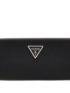 DÁMSKA PEŇAŽENKA GUESS ČIERNA S TROJUHOLNÍKOVÝM LOGOM LAUREL II
