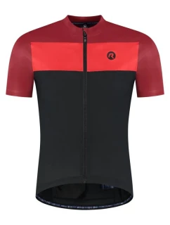 Rogelli CORE BLOCK dres čierna/červená XL