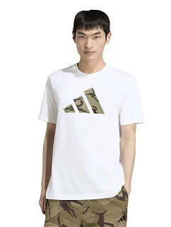 Tričko adidas s grafickým motívom Camo Three Bar Logo KT1687