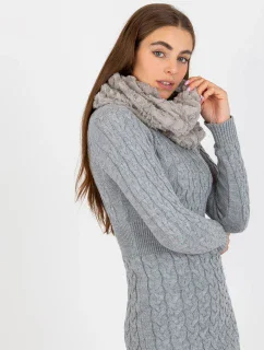 Tunelový šál AT KM S 8253.18 sivá