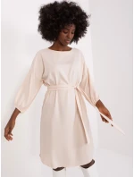 WN SK 669 šaty.92P svetlo béžová