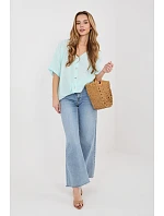 Košeľa s krátkym rukávom model 225511 Taliansko Moda Košeľa s krátkym rukávom model 225511 Taliansko Moda