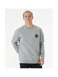 Pánska mikina RIP CURL Wetsuit Icon Crew, sivá