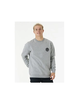 Pánska mikina RIP CURL Wetsuit Icon Crew, sivá Pánska mikina RIP CURL Wetsuit Icon Crew, sivá