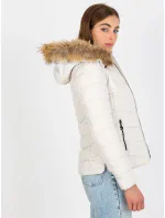 Dámska bunda NM KR P22 6627 18P biela Dámska bunda NM KR P22 6627 18P biela