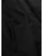Dámska dlhá mikina na zips čierna (AMG815) Dámska dlhá mikina na zips čierna (AMG815)