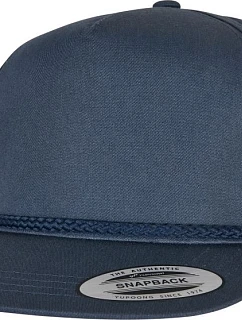 Flexfit 6002 5-panelová čiapka s kšiltom „Poplin Golf“ 55.6002 tmavomodrá