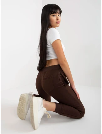 Dámske nohavice TW SP 2003 nohavice.02 tmavo hnedá - FPrice