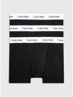 Pánske trenírky 3 Pack Trunks Cotton Stretch 0000U2662G001 čierna - Calvin Klein