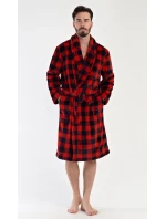 Pánsky župan so šálovým golierom Kocka