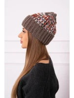 Dámska čiapka Iris K348 cappuccino