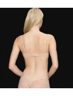 Dámska podprsenka Body Make-Up Illusion Lace Balconette - BROWN - svetlohnedá 00NZ - TRIUMPH