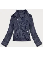 Modrá dámska bunda ramoneska (BN-20025-86)