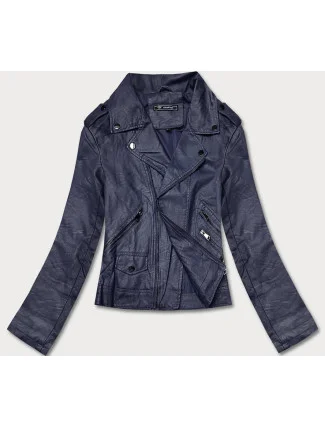 Modrá dámska bunda ramoneska (BN-20025-86)