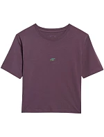 Dámske tričko 4F F2971 tmavo fialové 4FWAW25TTSHF2971 50S