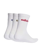 Adidas Linear Crew Cushioned Socks 3 páry biele KD1716