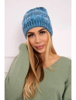 Fleecová čiapka Melisa K241 modrá