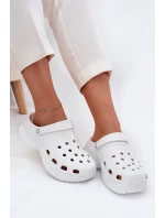 Dámske penové papuče na pevnej podrážke Big Star RR274A119 White Dámske penové papuče na pevnej podrážke Big Star RR274A119 White