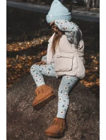 Ocieplane Botki Śniegowce Dziecięce Z Ozdobnymi Frędzlami Camel Nimia