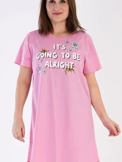 Dámska nočná košeľa s krátkym rukávom Sabina