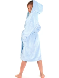 Detský župan Siena s kapucňou 9156 svetlomodrý - Vestis