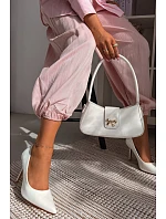 Klasické lakované lodičky Odira white Klasické lakované lodičky Odira white