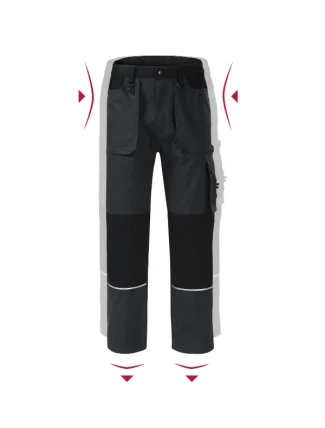 Pánske pracovné nohavice Woody ebony grey