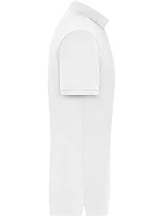 Daiber JN 1806 Pánske pracovné elastické bio polo - Solid 02.1806 biele Daiber JN 1806 Pánske pracovné elastické bio polo - Solid 02.1806 biele