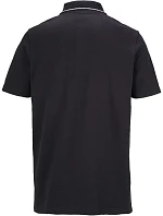 NEOBLU Orel Unisex piqué polo z hrubej bavlny 24.4337 tmavočierna NEOBLU Orel Unisex piqué polo z hrubej bavlny 24.4337 tmavočierna