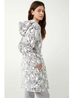 Vamp - Šedý župan s potlačou králika 21460 - Vamp