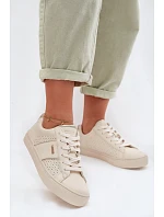 Dámske sieťované tenisky Big Star TT274292 Beige