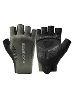 Cyklistické rukavice Rockbros jar/leto/podzim, krátke prsty, veľkosť: XL - zelené