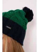 Paris fleecová čiapka K212 zelená+zelená