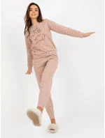 Pyžamo BR PI 9106 béžové