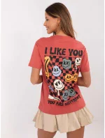 Tričko D12022AC02645E coral