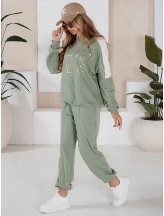 Dámska tepláková súprava BULLS light green FashionStreet AY0899