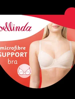 Podprsenka s kosticou SUPPORT BRA - Bellinda - čierna