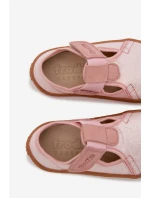 Dětské pantofle na suchý zip lesklé Barefoot Froddo Cannvas G1700439-2 Růžové Dětské pantofle na suchý zip lesklé Barefoot Froddo Cannvas G1700439-2 Růžové